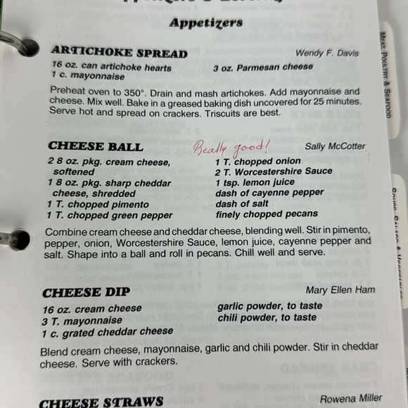 Vtg Feed My Sheep Cookbook Vandemere NC United Methodist Church Recipes - Picture 9 of 16